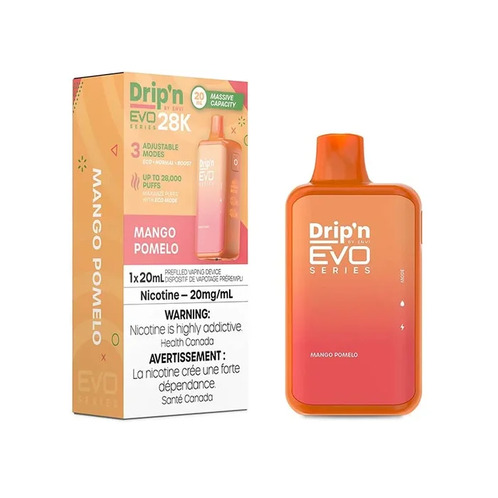 Drip’n by Envi EVO Series 28K Disposable – Mango Pomelo
