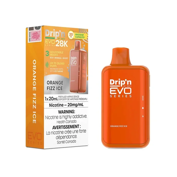 Drip’n by Envi EVO Series 28K Disposable – Orange Fizz