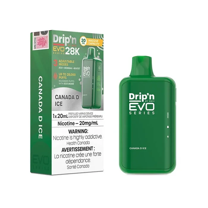 Drip’n by Envi EVO Series 28K Disposable Vape – Canada D