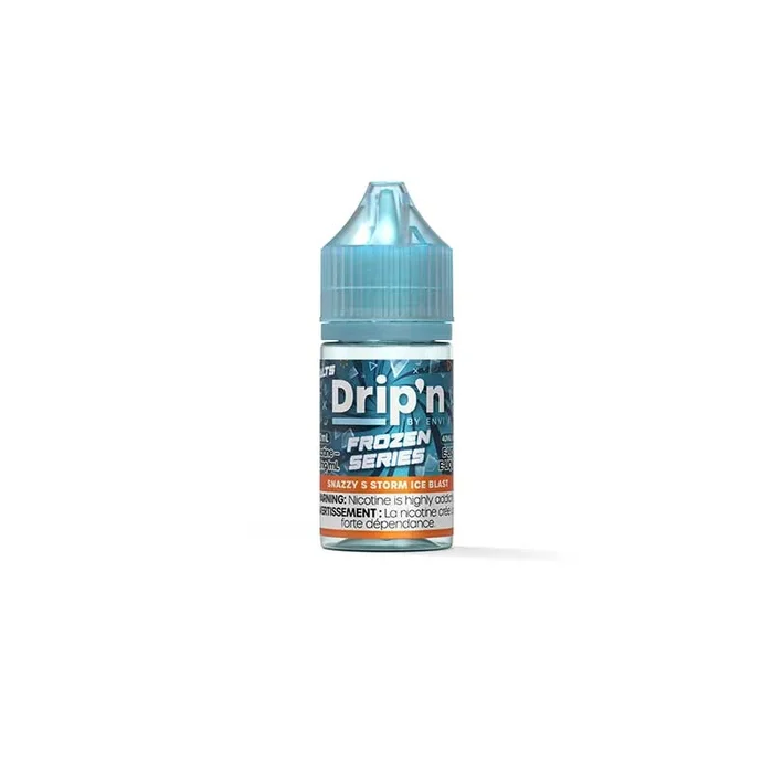 Drip’n by Envi Frozen Salt Juice – Snazzy S Storm Ice Blast (ON)