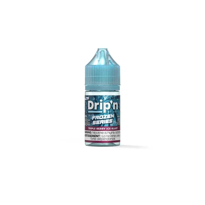 Drip’n by Envi Frozen Salt Juice – Triple Berry Ice Blast (MB)
