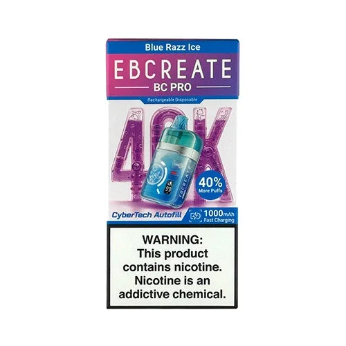 EBCreate BC Pro – Blue Razz Ice