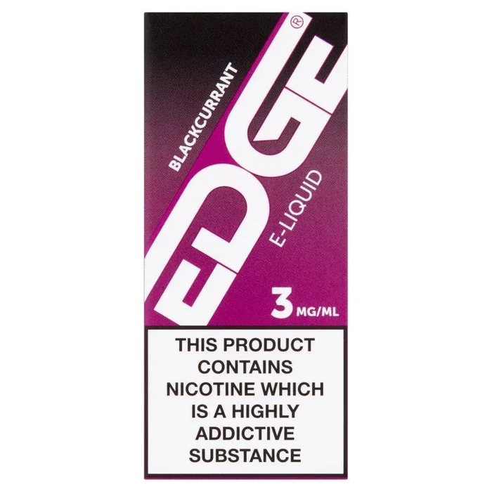 Edge Blackcurrant 50/50 10ml E-Liquid 6mg – Case of 5