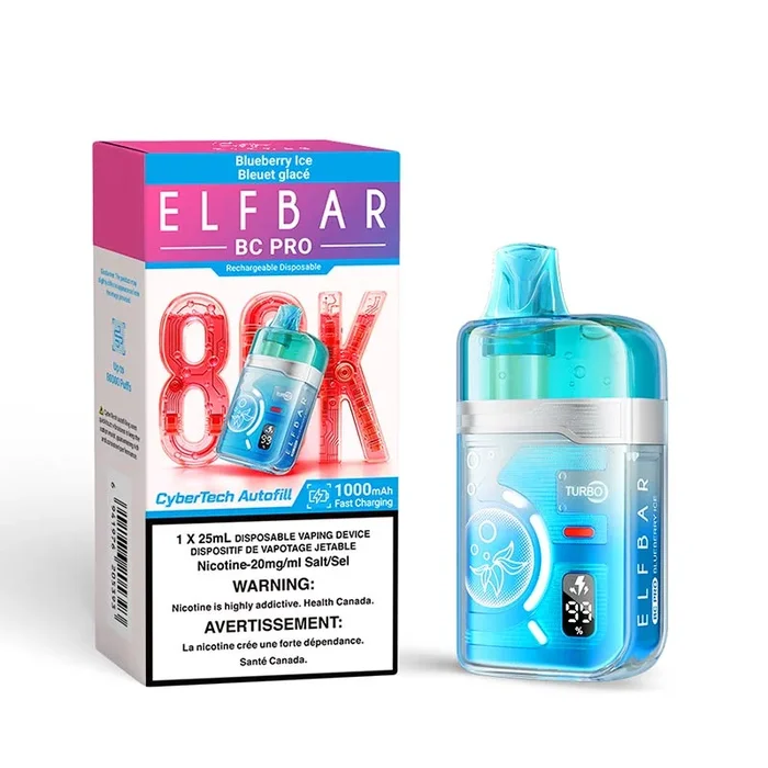 ELF Bar BC Pro 80K Disposable – Blueberry Ice (ON)