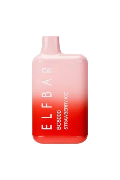 (ELF BAR) EB BC5000 Disposable Vape – 5000 puff – Strawberry ICE