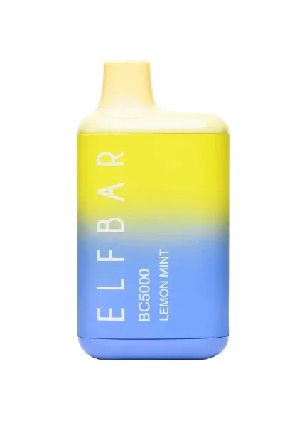 (ELF BAR) EB DESIGN BC5000 Disposable Vape – 5000 puff – Lemon Mint