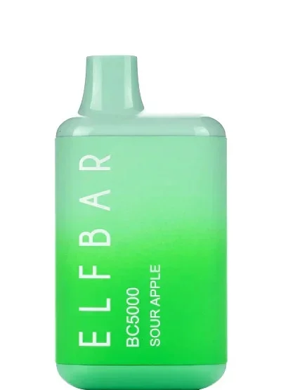 (ELF BAR) EBDesign BC5000 Disposable Vape – 5000 puff – Sour Apple