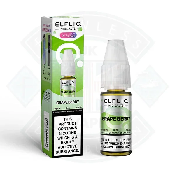 Elf Bar ELFLIQ Grape Berry Nic Salt 10ml