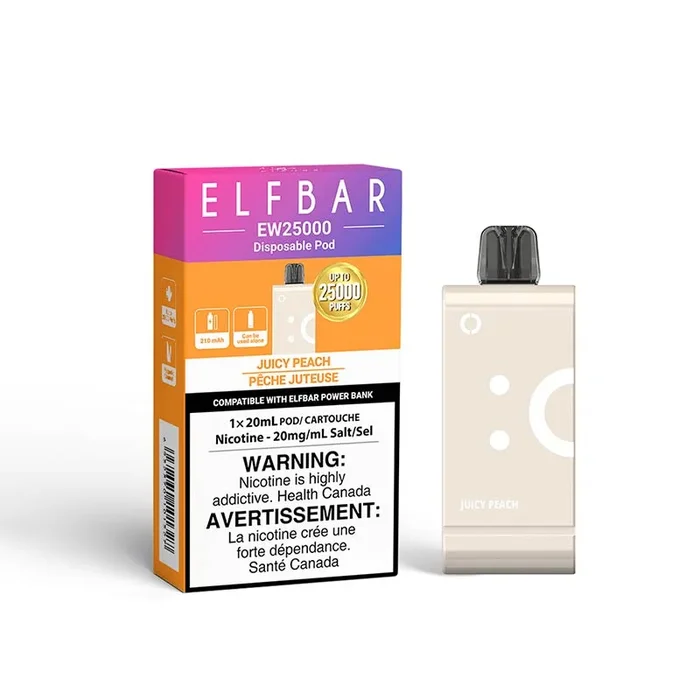 ELF Bar EW25K Disposable Pod – Juicy Peach (ON)