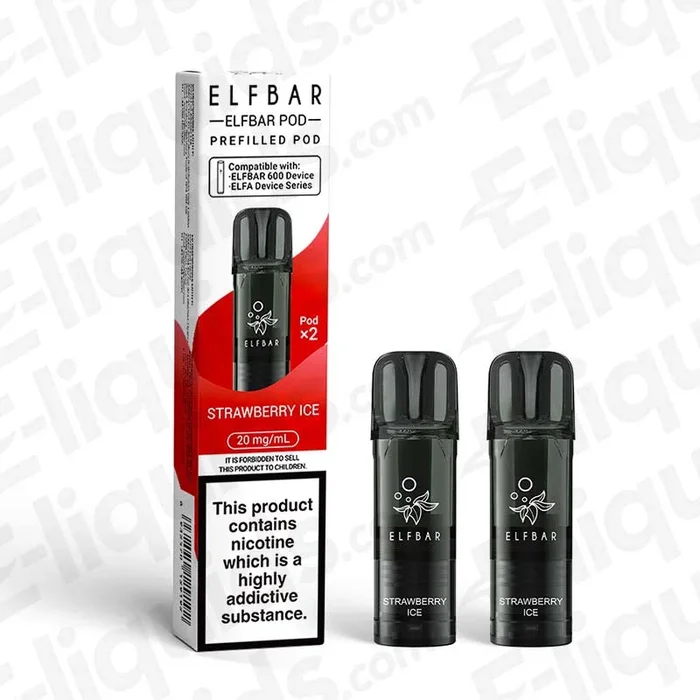 Elfbar 600 Strawberry Ice Prefilled Pod