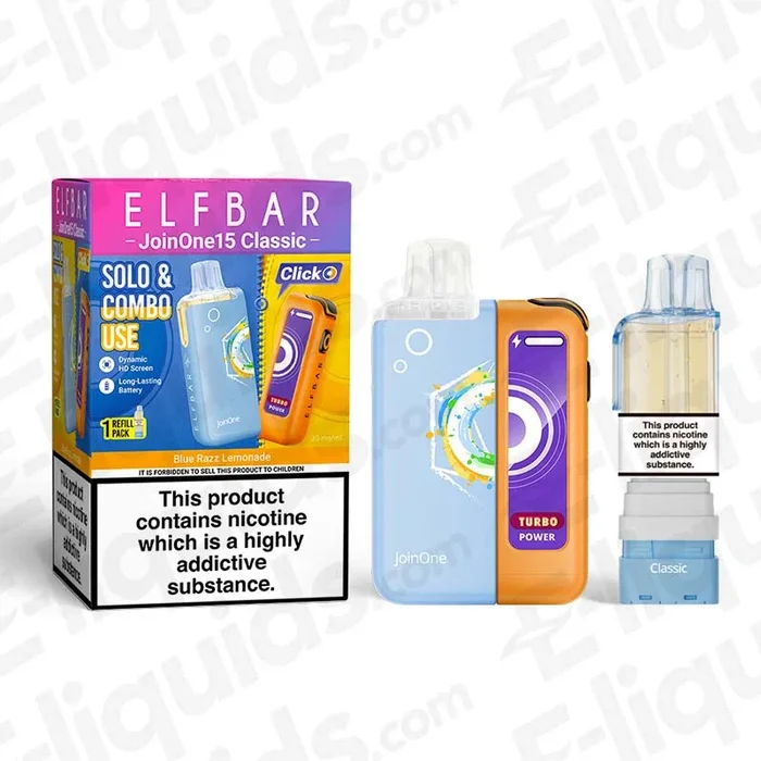 ELFBAR JoinOne15 Classic Blue Razz Lemonade Prefilled Pod Kit