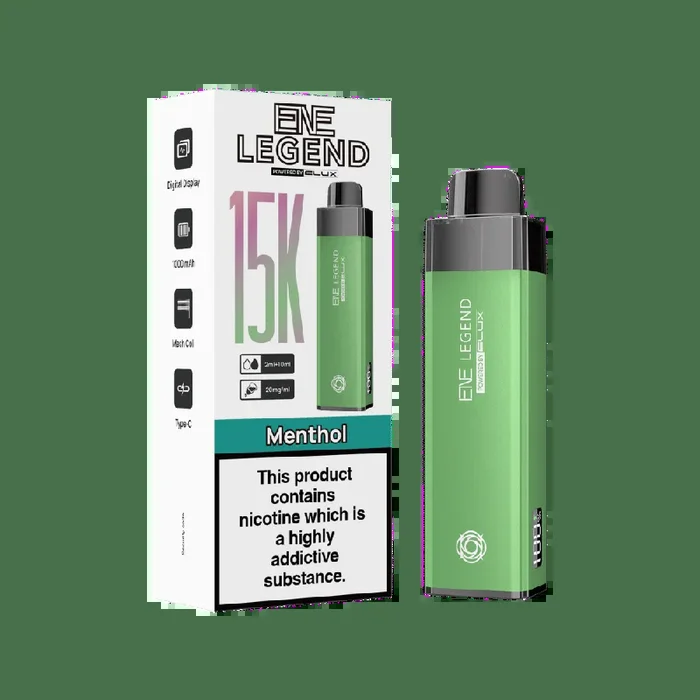 Elux ENE Legend 15k Prefilled Pod Kit Menthol
