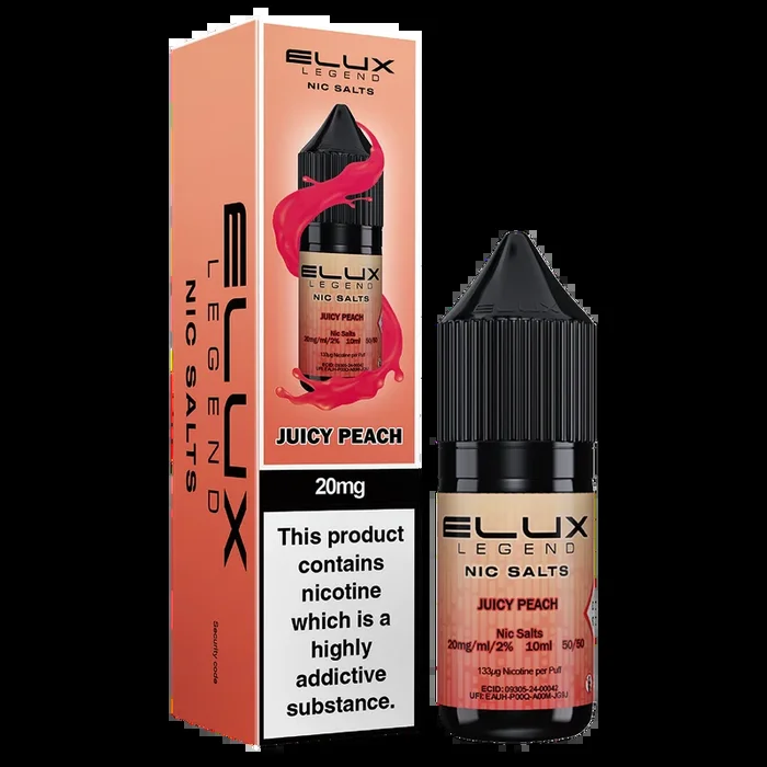 Elux Juicy Peach Nic Salt 10ml