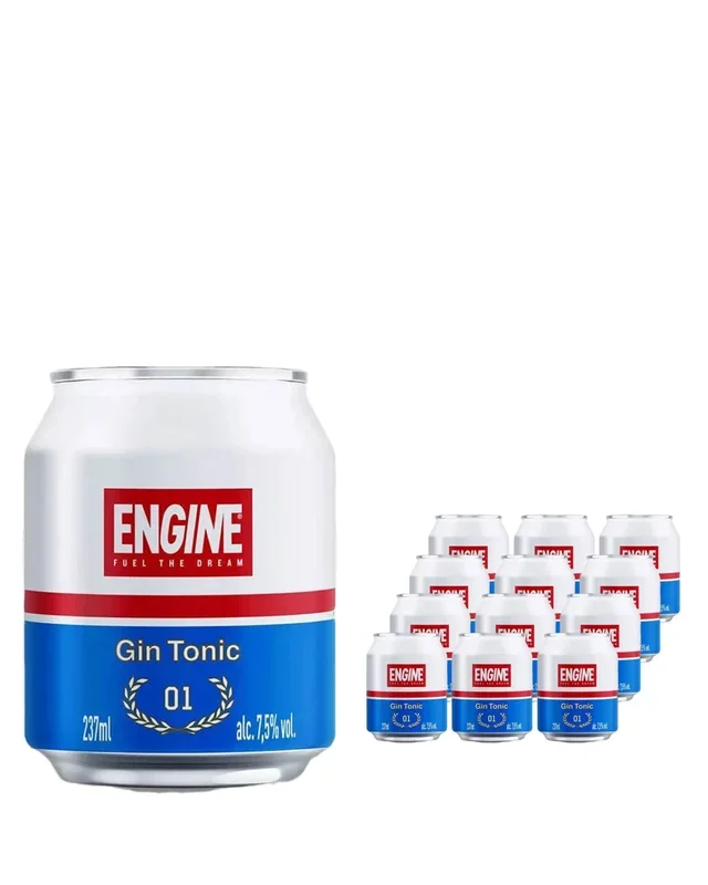 Engine Gin & Tonic Ready-to-Drink Cocktail Can Multipack, 12 x 237 ml
