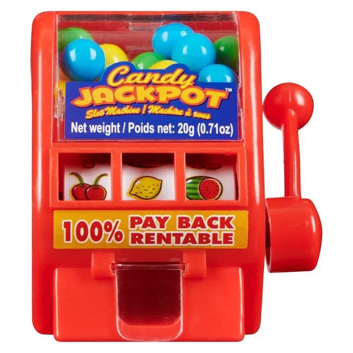 Exclusive Brands Candy Jackpot Slot Machine, 20-g