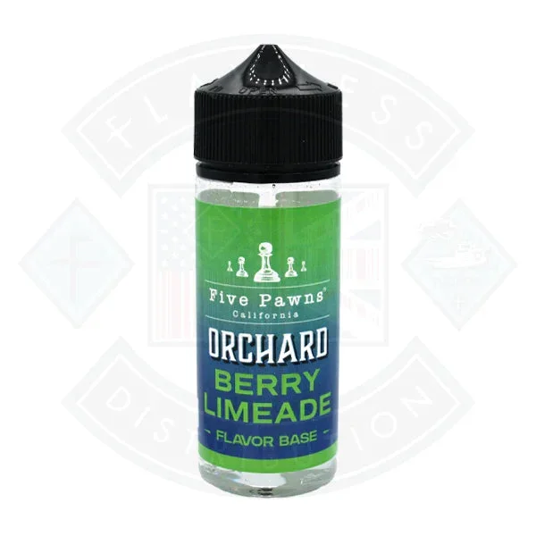 Five Pawns – Orchard Blends – Berry Limeade 0mg 100ml Shortfill