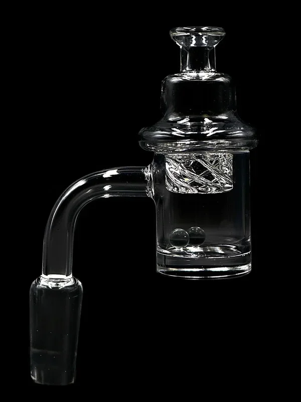 Flat Top Bucket Banger with Quartz Pearl and Spinner Cap Combo (90°)