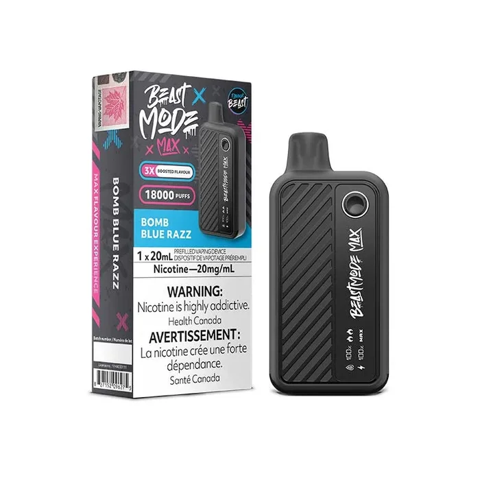 Flavour Beast Beast Mode Max 18K Disposable – Bomb Blue Razz (ON)