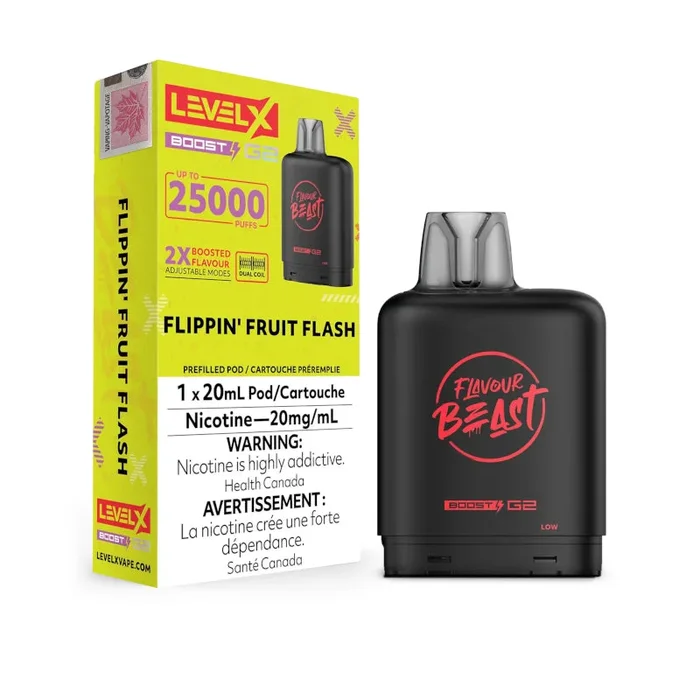Flavour Beast Level X Boost G2 Pods – Flippin Fruit Flash
