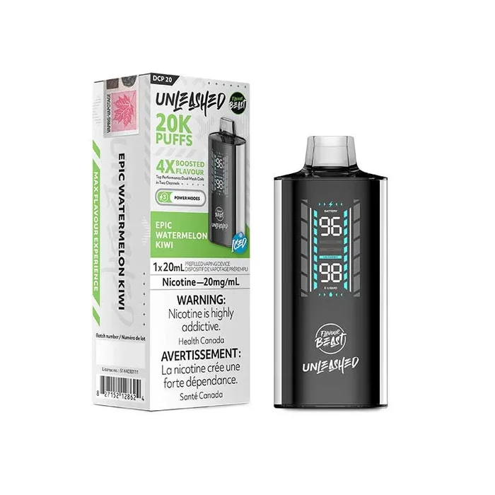 Flavour Beast Unleashed DCP 20K Disposable – Epic Watermelon Kiwi (ON)