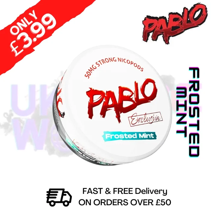 Frosted Mint Pablo Nicotine Pouches Nic Pouch (50mg)