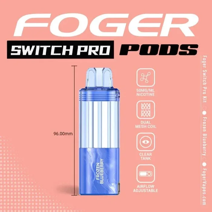 Frozen Blueberry – Foger Switch Pro 30K Disposable Pod