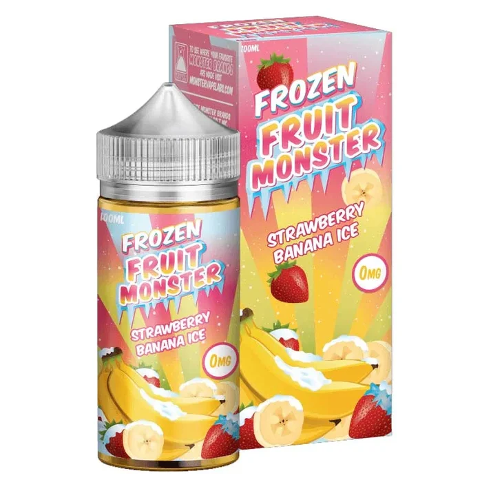 FROZEN FRUIT MONSTER – STRAWBERRY BANANA ICE – 100ML