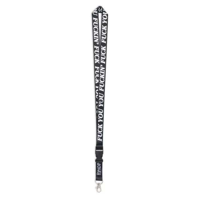 Fuckin Fuck Lanyard (Black)