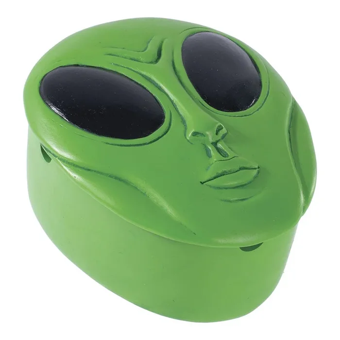 Fujima Green Alien Covered Ashtray