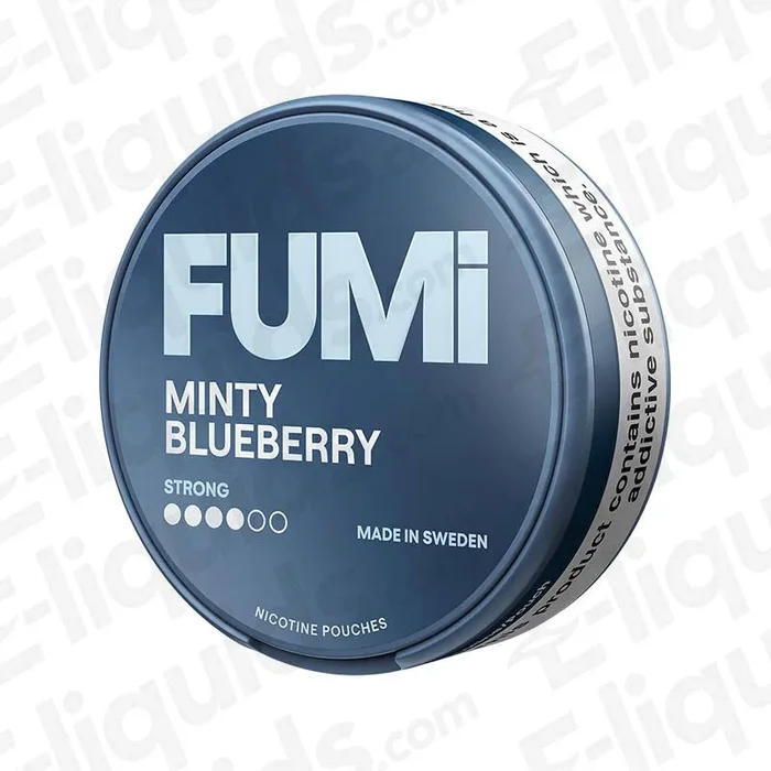 FUMI Minty Blueberry Strong 8mg Nicotine Pouches