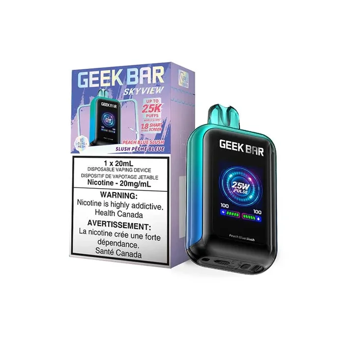 Geek Bar Skyview 25K Disposable – Peach Blue Slush (ON)