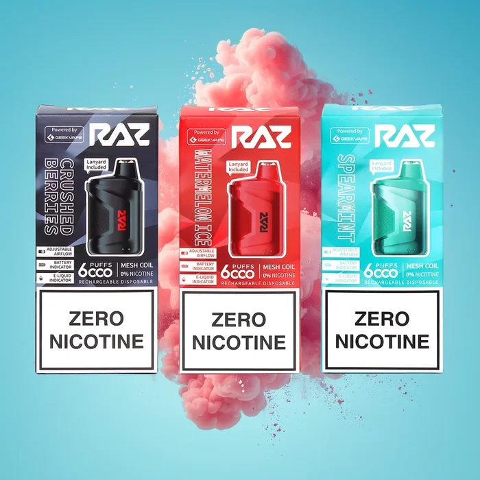 Geek Vape RAZ CA6000 Zero Nicotine Vape