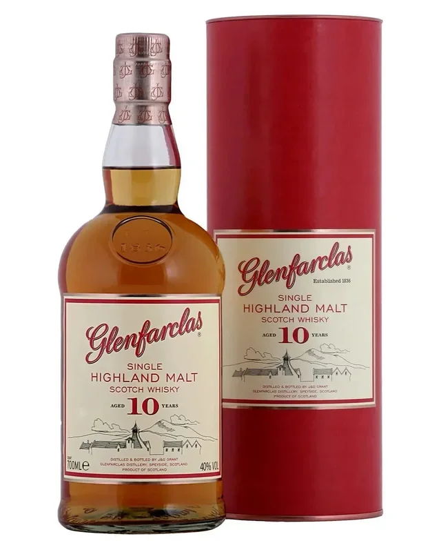 Glenfarclas 10 Jahre alter Single Malt Whisky, 70 cl