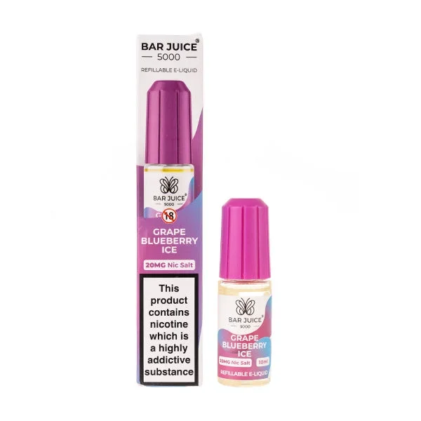 Grape Blueberry Ice Nic Salt E-Liquid by Bar Juice 5000