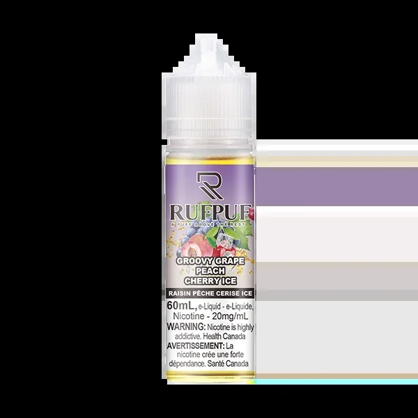 Groovy Grape Peach Cherry Ice – Rufpuf Ejuice 60ml