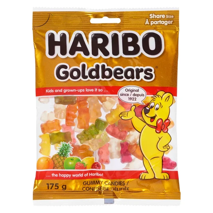 Haribo Goldbears Gummy Candies, 175 g