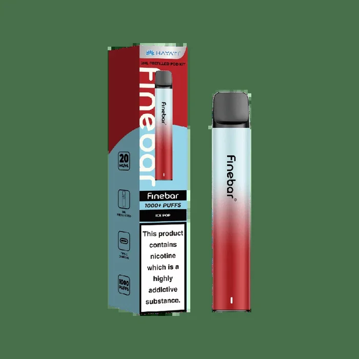 Hayati Finebar 1000 Puffs Prefilled Pod Kit Ice Pop