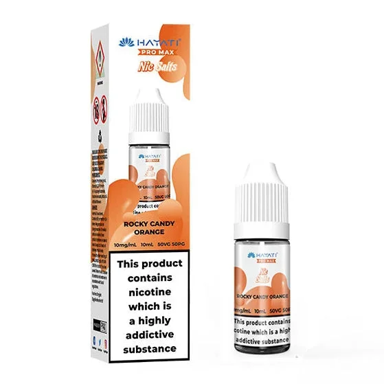 Hayati Pro Max Rocky Candy Orange 10ml Nic Salt