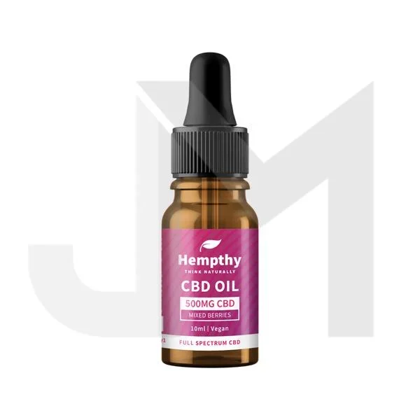 Hempthy 500mg CBD Oil Full Spectrum Mixed Berries – 10ml