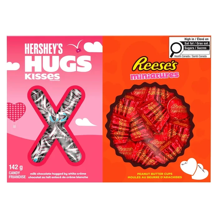 Hershey’s Hugs Kisses + Reese’s, 142 g