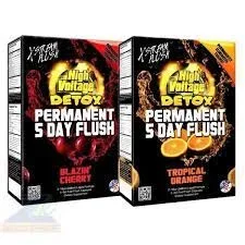 HIGH VOLTAGE PERMANENT 5 DAY FLUSH DETOX 32oz (16oz x 2PCS).