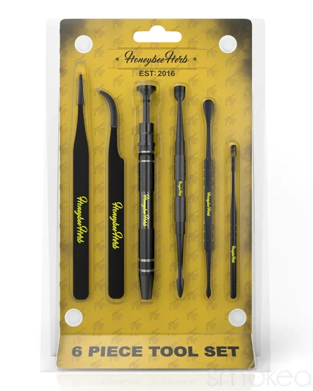 Honeybee Herb 6 Piece Dab Tool Set