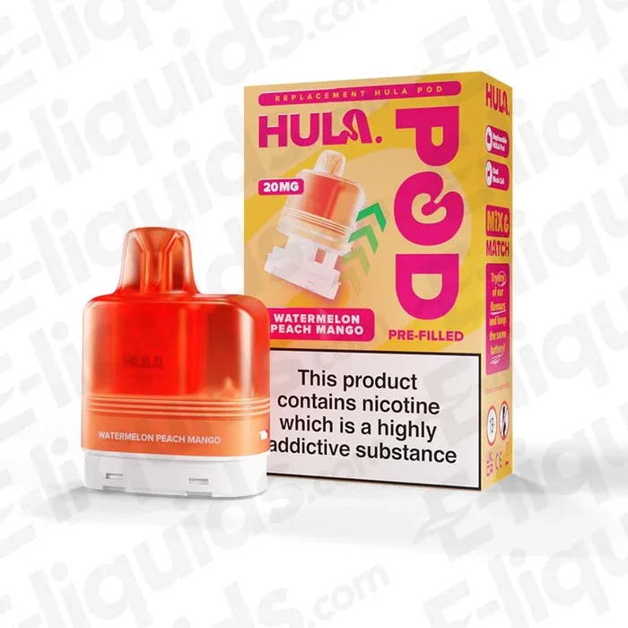 HULA Watermelon Peach Mango Prefilled Pods