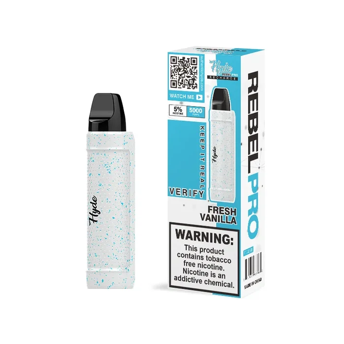 Hyde Rebel Pro (5000 Puffs) – Fresh Vanilla