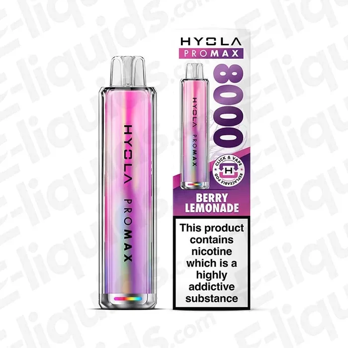 Hyola Pro Max 8000 Berry Lemonade Prefilled Pod Kit
