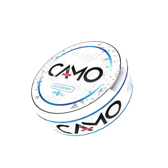 Ice Cold Mint Camo Nicotine Pouches – 20 Pouches
