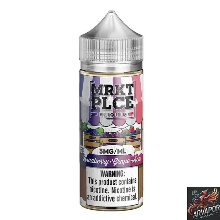 Iced Brazberry Grape Acai – MRKTPLCE E-Liquid 100mL