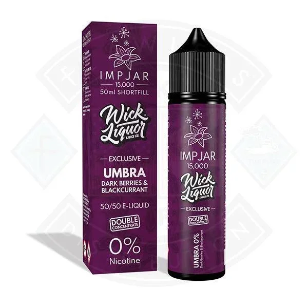IMP JAR x Wick Liquor Exclusive – Umbra 50ml 0mg Shortfill E-Liquid
