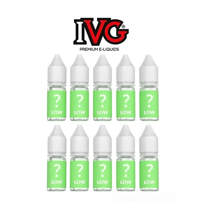 IVG 10x10ml Mystery Bundle – Low Strength