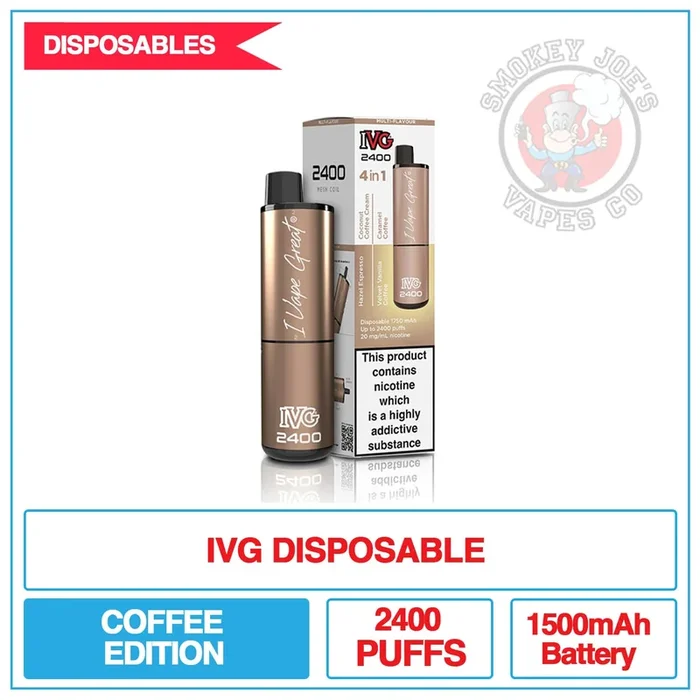 IVG 2400 – Multi Flavour 4 In 1 – Coffee Edition